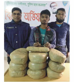 বুড়িচংয়ে ২০ কেজি গাঁজাসহ মাদক ব্যবসায়ীকে আটক বুড়িচংয়ে ২০ কেজি গাঁজাসহ মাদক ব্যবসায়ীকে আটক