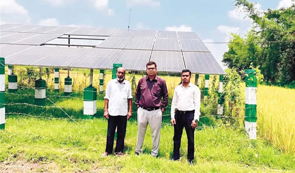  ব্রাহ্মণপাড়ায় সৌর সেচ পাম্প বাঁচিয়ে দিচ্ছে কৃষকদের খরচ 