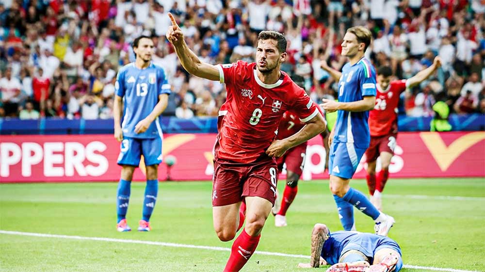 ইতালিকে কাঁদিয়ে কোয়ার্টারে সুইজারল্যান্ড, জিতল জার্মানিও