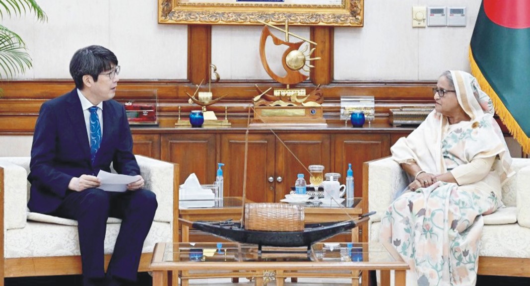  মেট্রোরেল স্টেশন চালুর জন্য জাপানের সহযোগিতা চাইলেন প্রধানমন্ত্রী