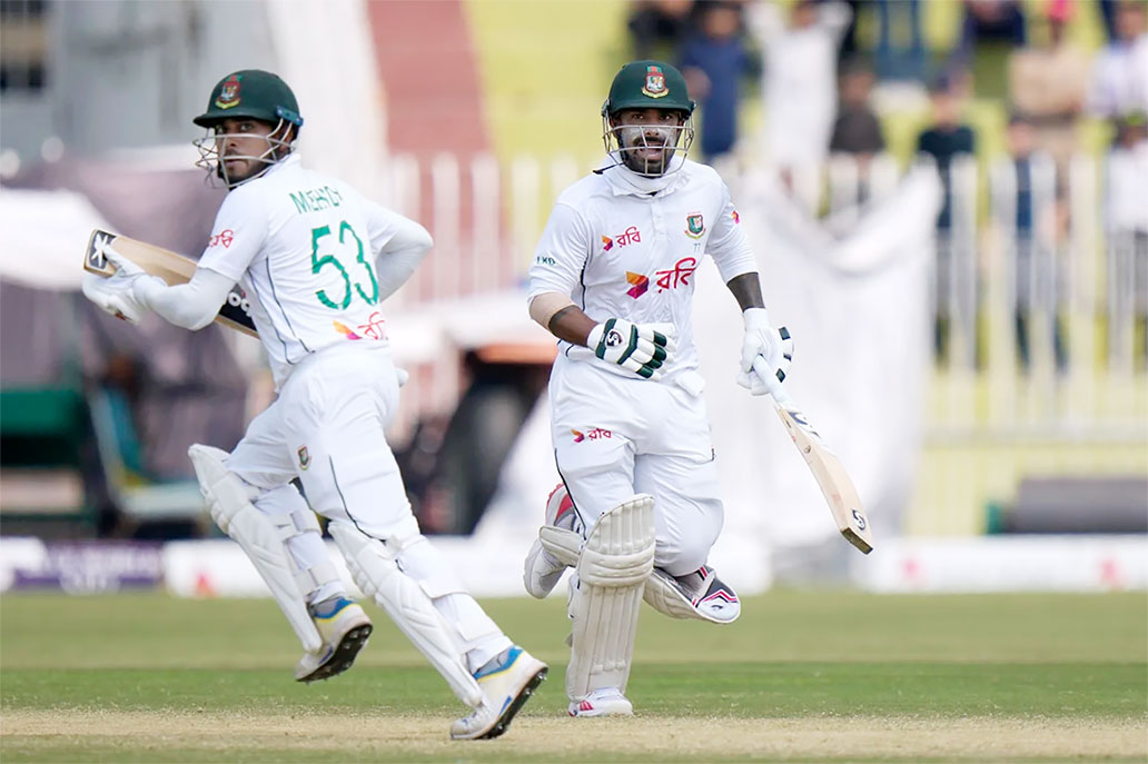 লিটন-মিরাজে ফলো-অন এড়াল বাংলাদেশ 