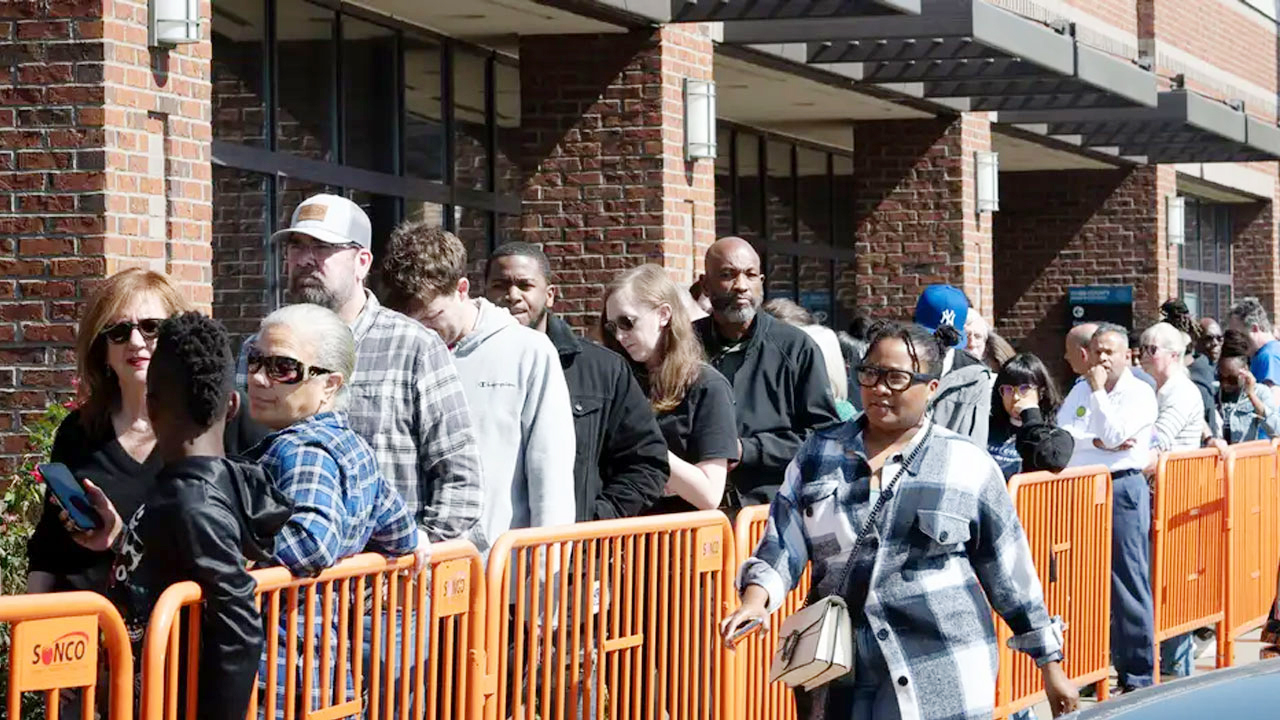 জর্জিয়ায় ‘আর্লি ব্যালটে’ রেকর্ড ভোট