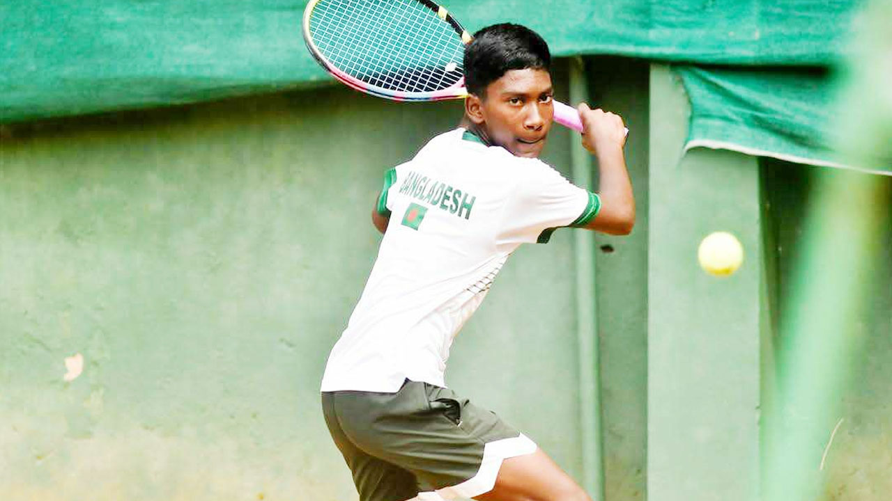 শ্রীলঙ্কায় টেনিস টুর্নামেন্টে বাংলাদেশের কাব্য সেমিতে
