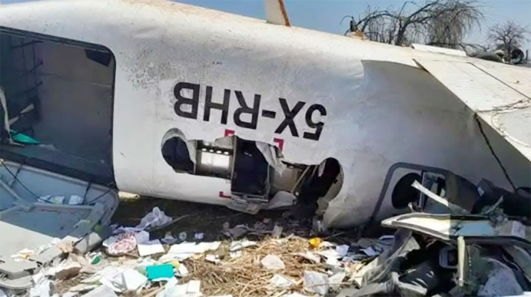  ২১ আরোহী নিয়ে দ. সুদানে প্লেন বিধ্বস্ত, নিহত ১৮