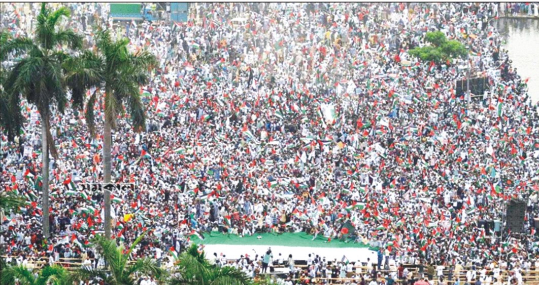 গণহত্যার বিচার দাবি