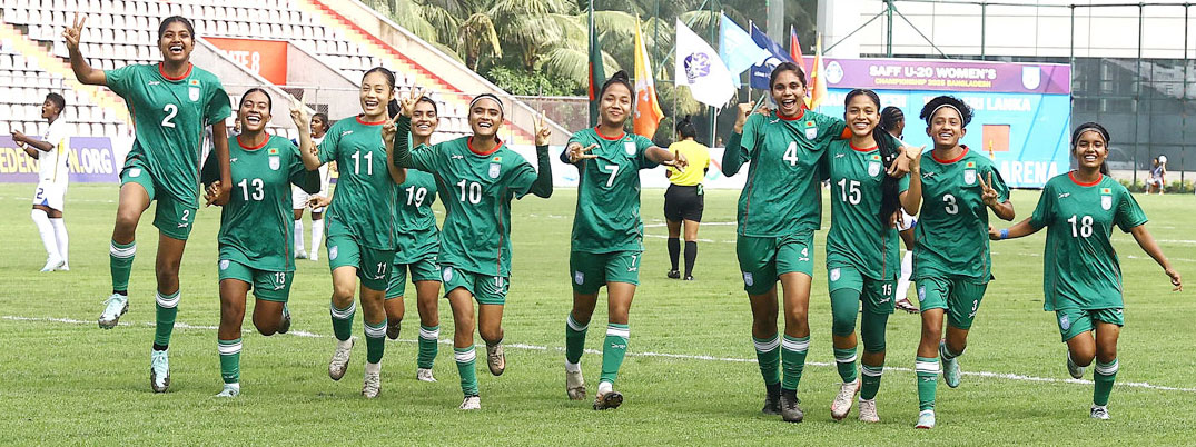 লঙ্কানদের ৯ গোলে উড়িয়ে দিলো বাংলাদেশ
