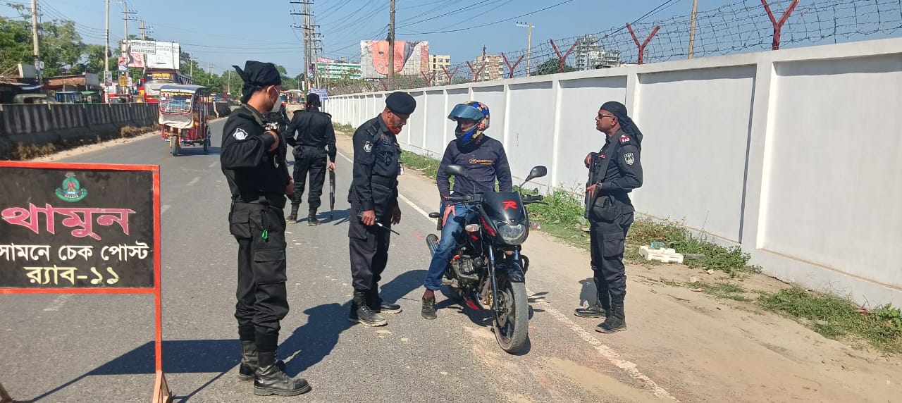 কুমিল্লায় র‌্যাবের নিরাপত্তা জোরদার