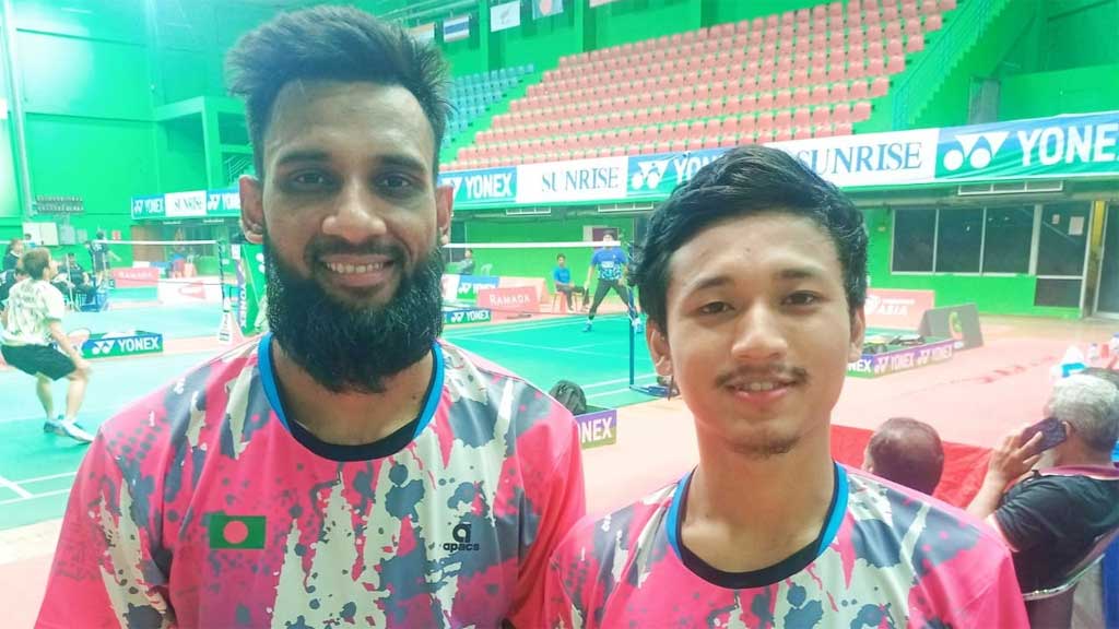  ইরানের জুটিকে হারিয়ে কোয়ার্টার-ফাইনালে রিয়াদুল-তনয়