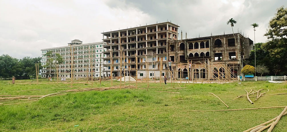  সোনাকান্দা দরবার শরীফের মাহফিল উপলক্ষে প্রস্তুতি 