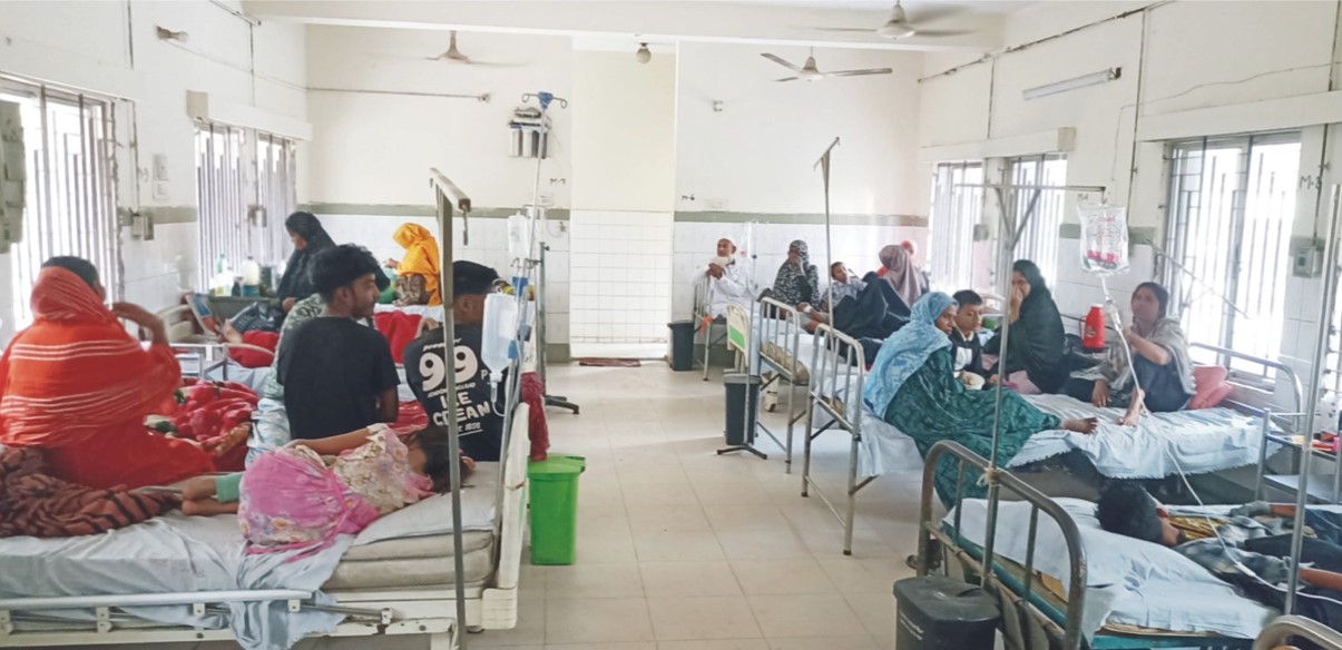 ব্রাহ্মণপাড়া মৌসুমি রোগের প্রকোপে হাসপাতালে রোগীর চাপ 