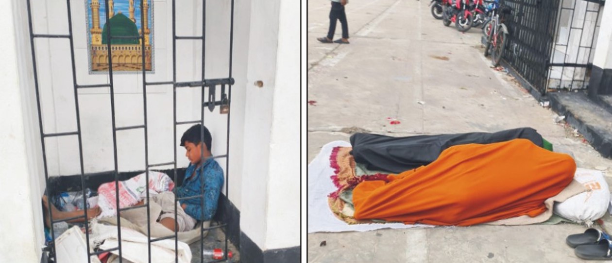  খোলা আকাশের নিচে জীবন যেখানে যুদ্ধ 
