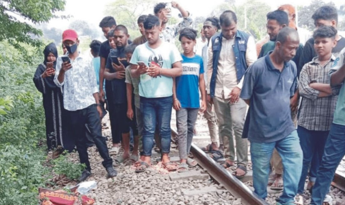  ব্রাহ্মণপাড়ার ট্রেনে কাটা  পড়েমানসিকপ্রতিবন্ধী  তরুণী নিহত