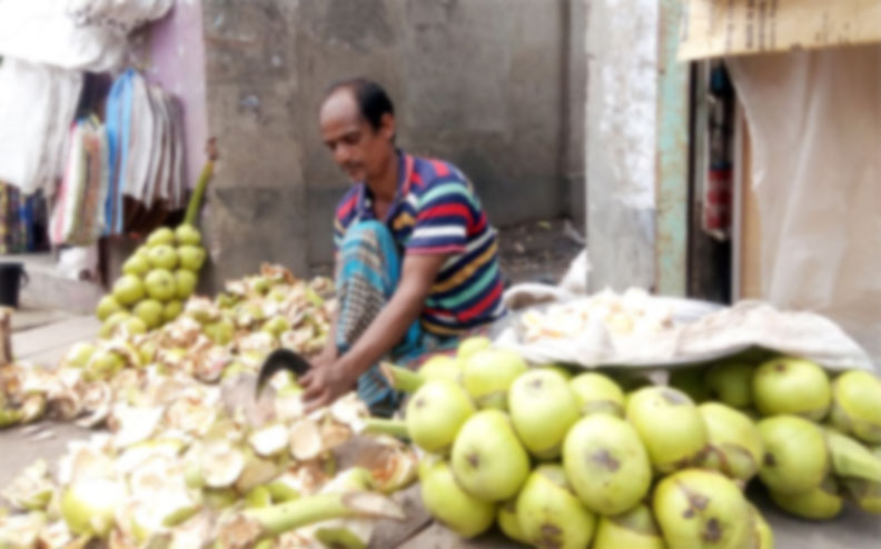 ব্রাহ্মণপাড়ায় কদর  বেড়েছে তালের  শাঁসের