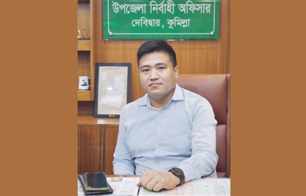  দেবিদ্বারে নতুন  ইউএনও অশোক  বিক্রম চাকমা’র  যোগদান 