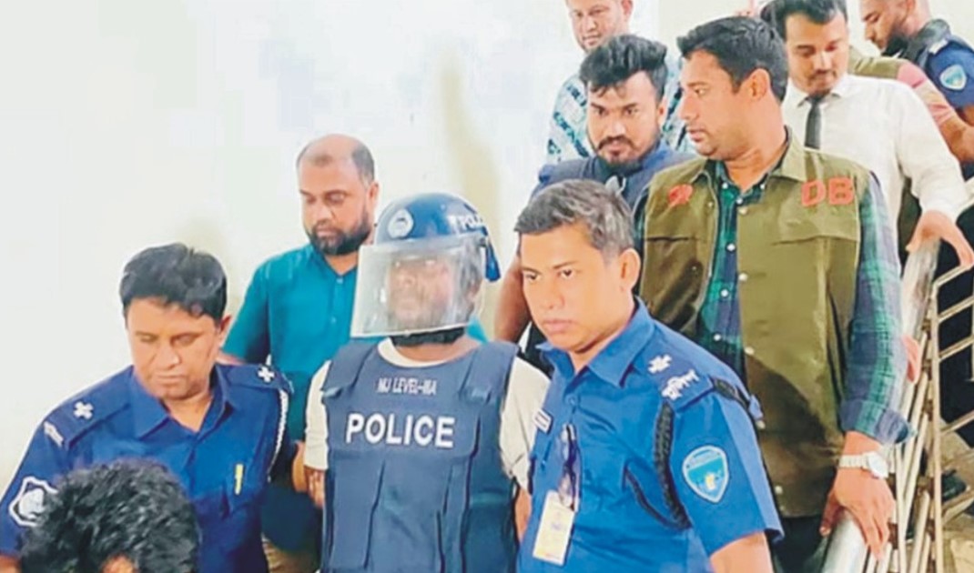  রিমান্ড শেষে কারাগারে  শিবির নেতা জিসান