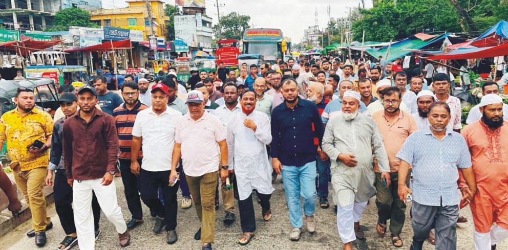 পদুয়ার বাজারের যানজট নিরসনে বাজার স্থানান্তরের উদ্যোগ