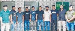 কুমিল্লায় চোরাচালান চক্রের  ৯ সদস্য গ্রেপ্তার, 