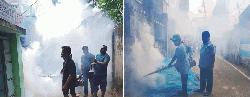  কুমিল্লা নগরজুড়ে মশক  নিধনে বিশেষ অভিযান