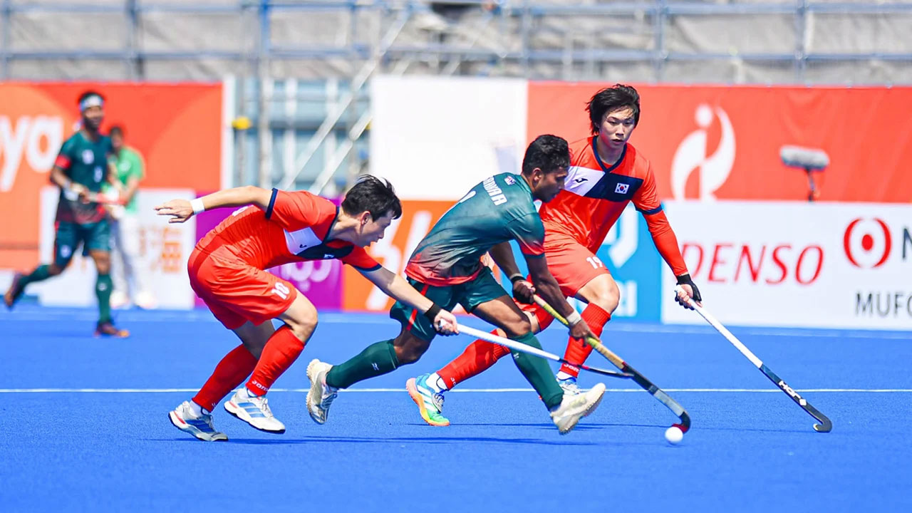 হকিতেও কোরিয়ার কাছে হারে শুরু বাংলাদেশের