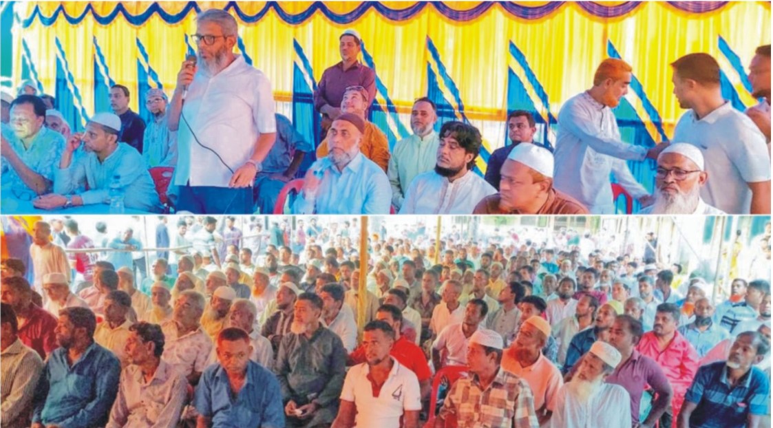  নিমসারের শিকারপুরে মতবিনিময় সভায়  মোকাম ইউনিয়নে চেয়ারম্যান পদে  গোলাম সারোয়ারকে এলাকাবাসীর সমর্থন