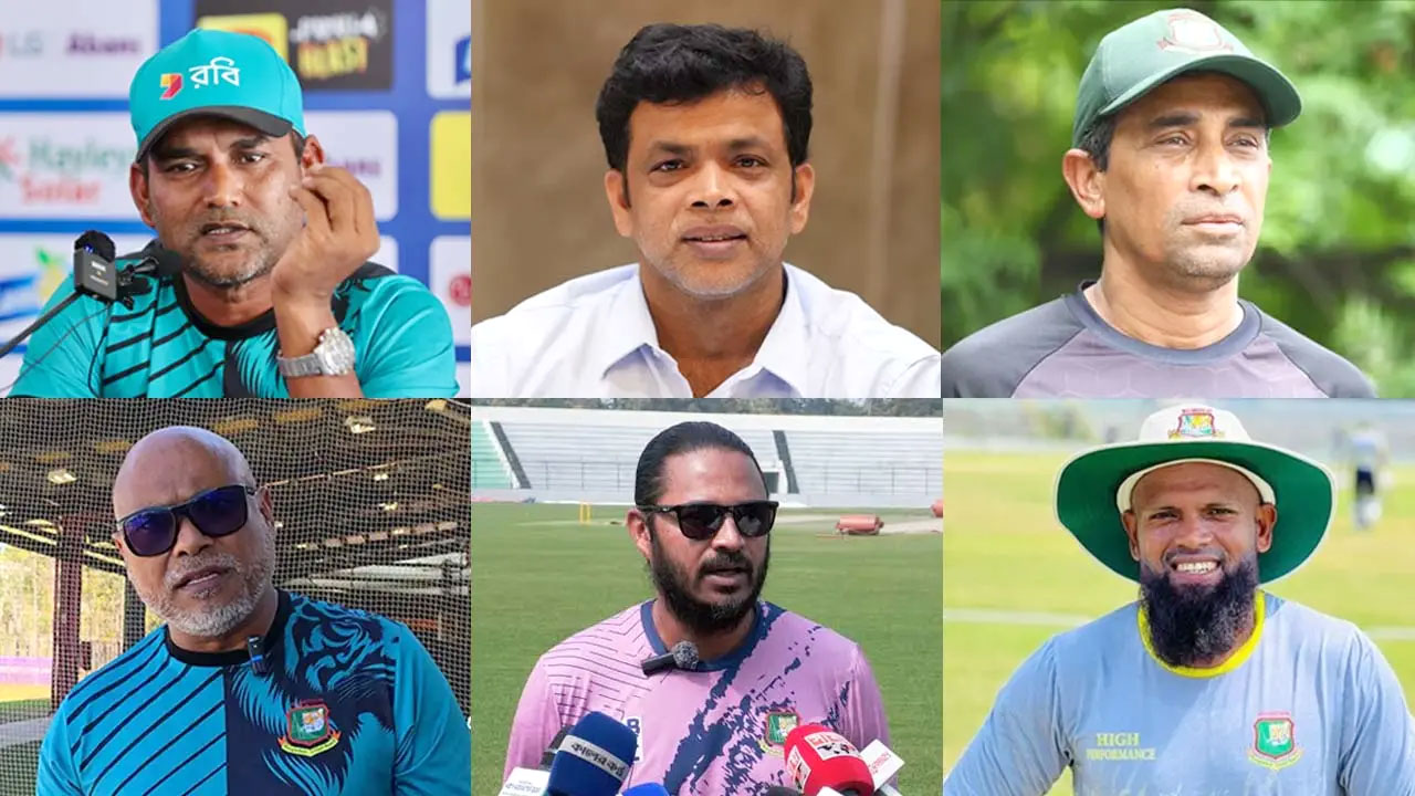  ডি থ্রি ট্রফির ৬ দলের কোচ চূড়ান্ত