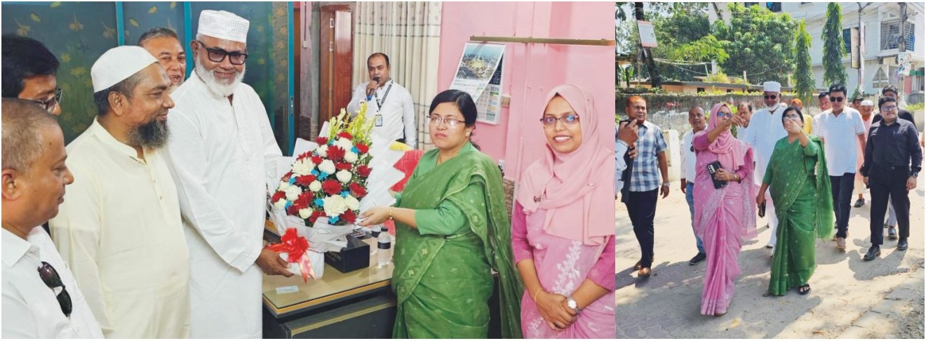  লাকসাম উপজেলার বিভিন্ন  কার্যালয় পরিদর্শন করলেন  কুমিল্লার জেলা প্রশাসক 