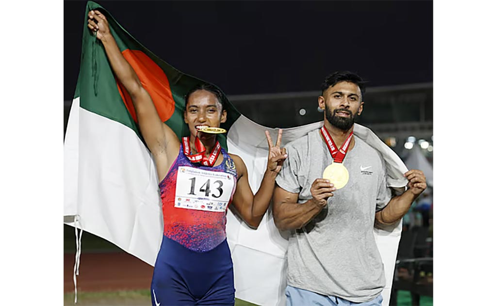 আবারও দ্রুততম মানব–মানবী ইমরানুর–শিরিন