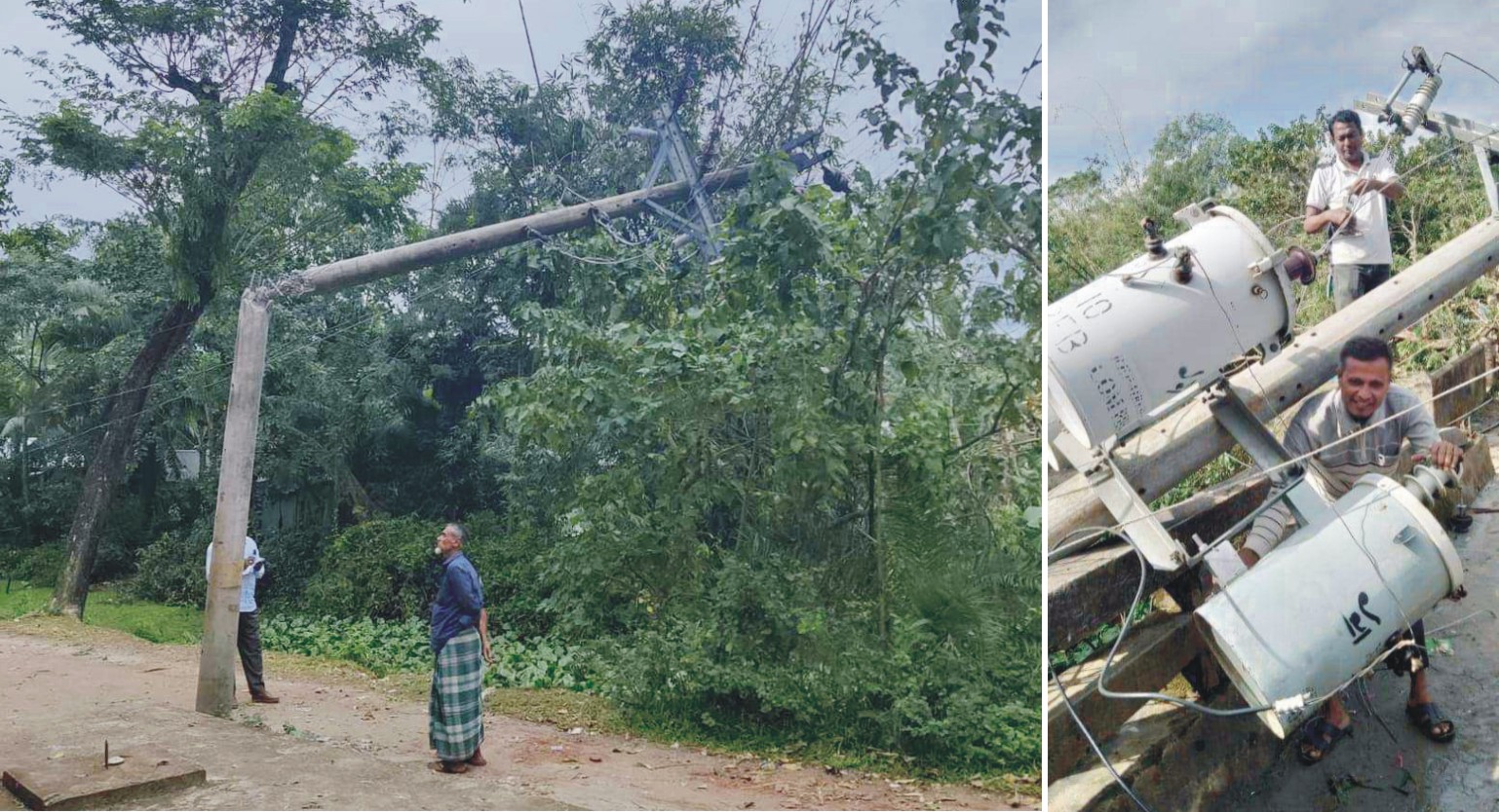 কুমিল্লার ১২ শ’ স্পটে ছিঁড়েছে পল্লীবিদ্যুতের তার
