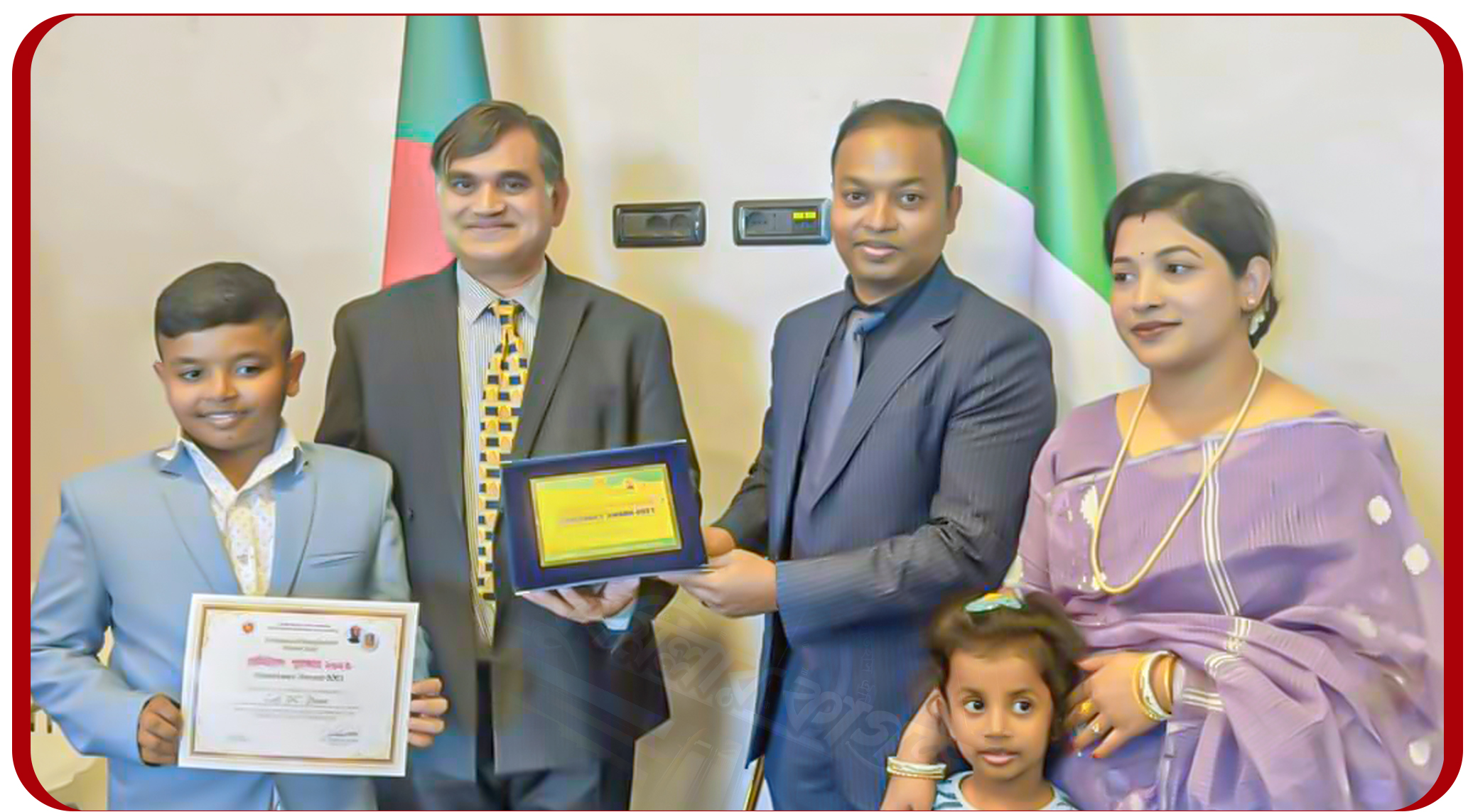 ইতালি থেকে সর্বোচ্চ রেমিটেন্স প্রেরণের পুরস্কার পেলেন কুমিল্লার নিবাশ চক্রবর্তী