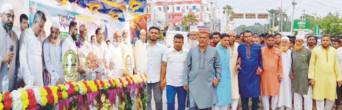  বুড়িচং ভারেল্লায় উপজেলা চেয়ারম্যানকে গণ সংবর্ধনা প্রদান 