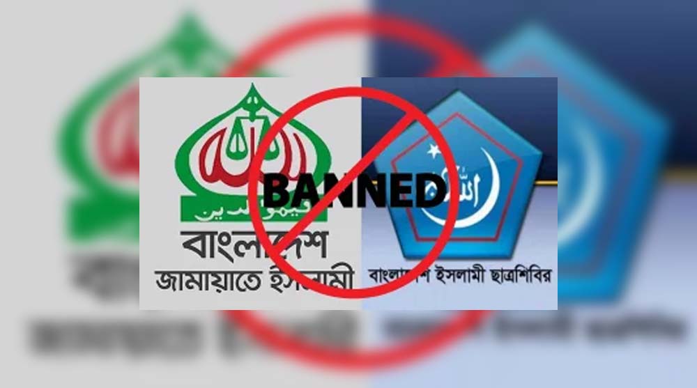 জামায়াত-শিবির নিষিদ্ধ 