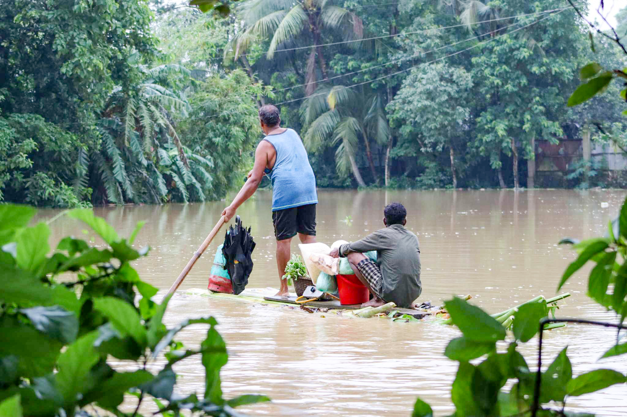 গোমতীর ঢলে আক্রান্ত বাঁধের সহস্রাধিক পরিবার ৪ হাজার হেক্টর ফসল প্লাবিত