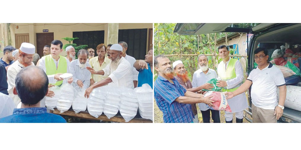   চৌদ্দগ্রামের বিভিন্ন গ্রাম ও আশ্রয় কেন্দ্রে ত্রাণ বিতরণ করেন কাজী নাহিদ 