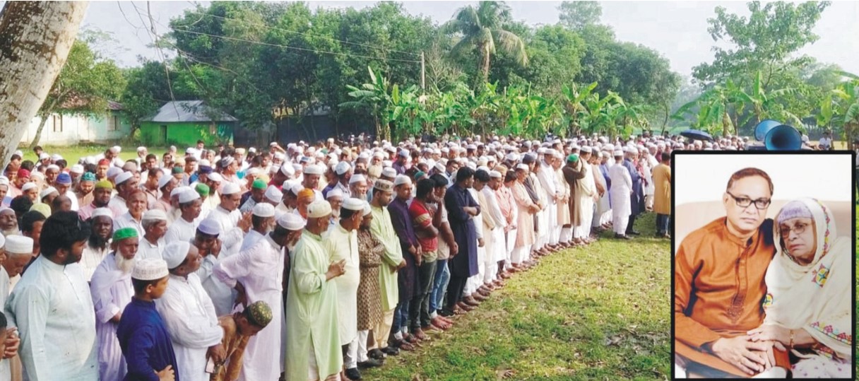  বুড়িচংয়ে সাবেক চেয়ারম্যান সাজ্জাদ হোসেনের মায়ের দাফন সম্পন্ন 