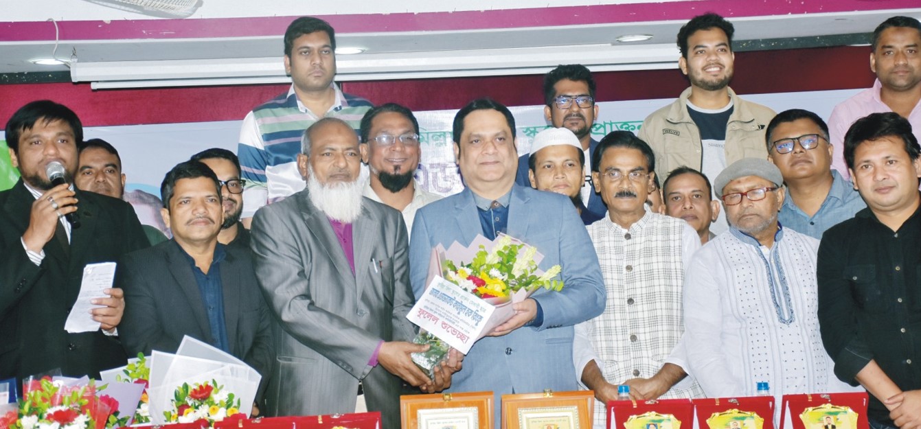  পিপি কাইমুল হক রিংকুকে সংবর্ধনা