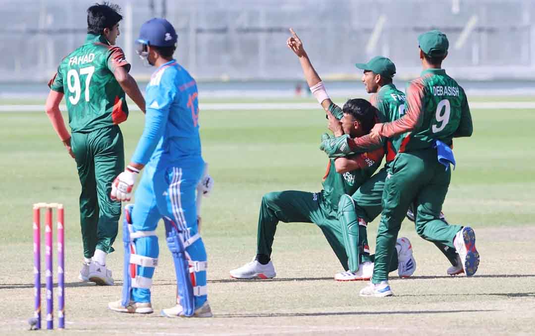  ভারতকে হারিয়ে আবারও এশিয়ার সেরা বাংলাদেশের যুবারা