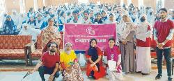   ছাত্রীদের স্বাস্থ্য সচেতনতায়  কুমিল্লা ভ্রমণ কন্যার প্রোগ্রাম 