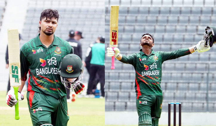  সোহান-মাহিদুলের সেঞ্চুরির  