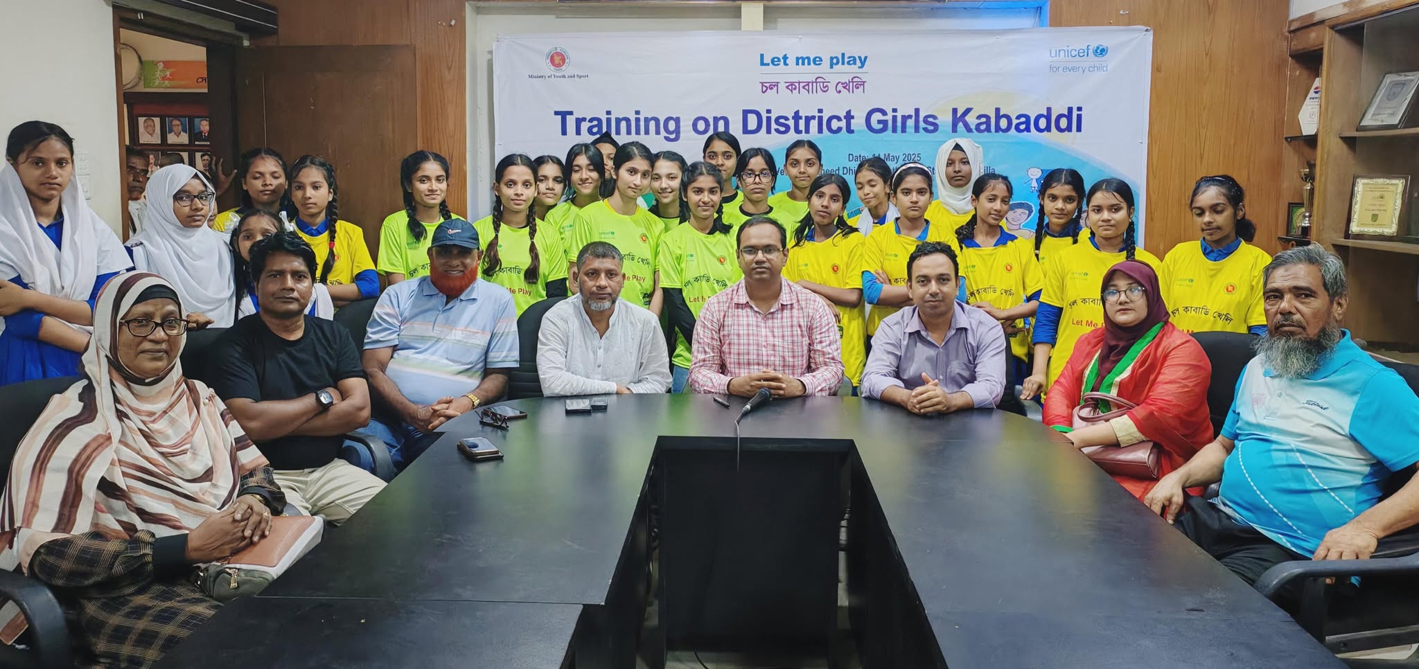 কুমিল্লা স্টেডিয়ামে বালিকাদের ৩দিনব্যাপী কাবাডি প্রশিক্ষণের উদ্বোধন