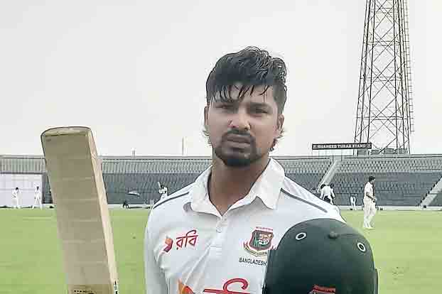   সোহানের সেঞ্চুরিতে ফেরার পর শেষ বিকেলে পথ হারাল বাংলাদেশ