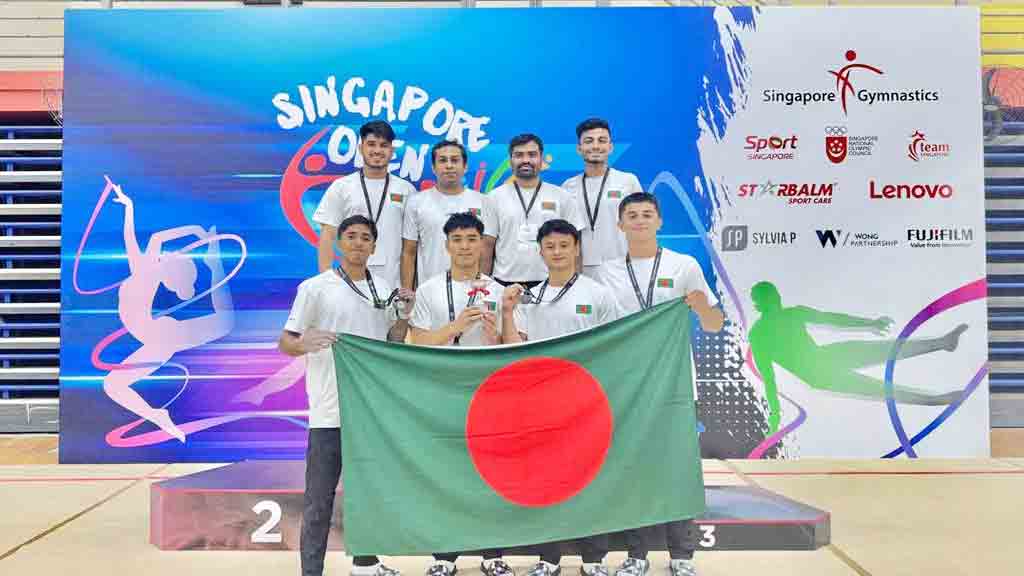  সিঙ্গাপুরে জিমন্যাস্টিকসে সোনার হাসি বাংলাদেশের