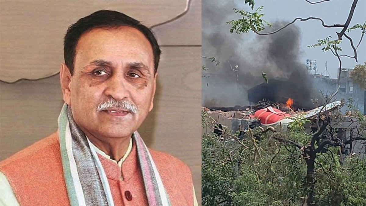 ভারতে বিধ্বস্ত বিমানে ছিলেন গুজরাটের সাবেক মুখ্যমন্ত্রী