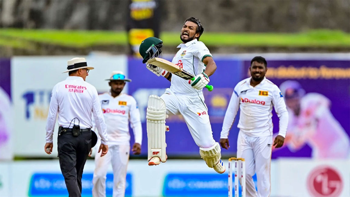  ড্রয়ের প্রাপ্তি শান্তর সেঞ্চুরি