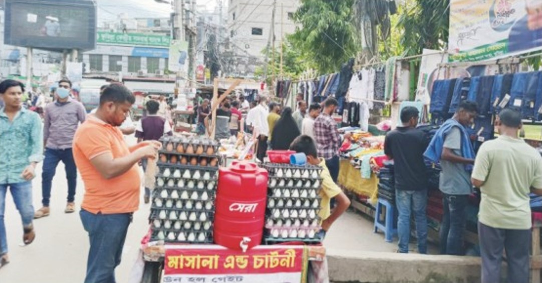   নগরীর ফুটপাত দখল মুক্ত  করতে অভিযান মঙ্গলবার  
