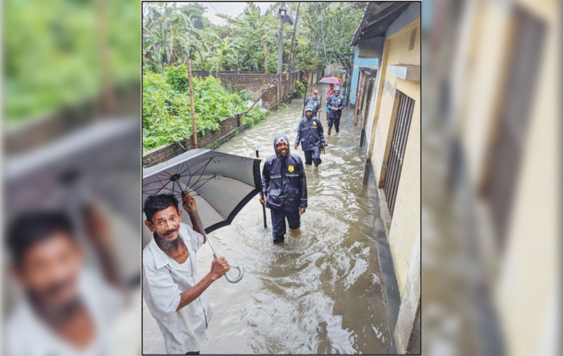 টানা বর্ষণে কুমিল্লাজুড়ে ভোগান্তি 