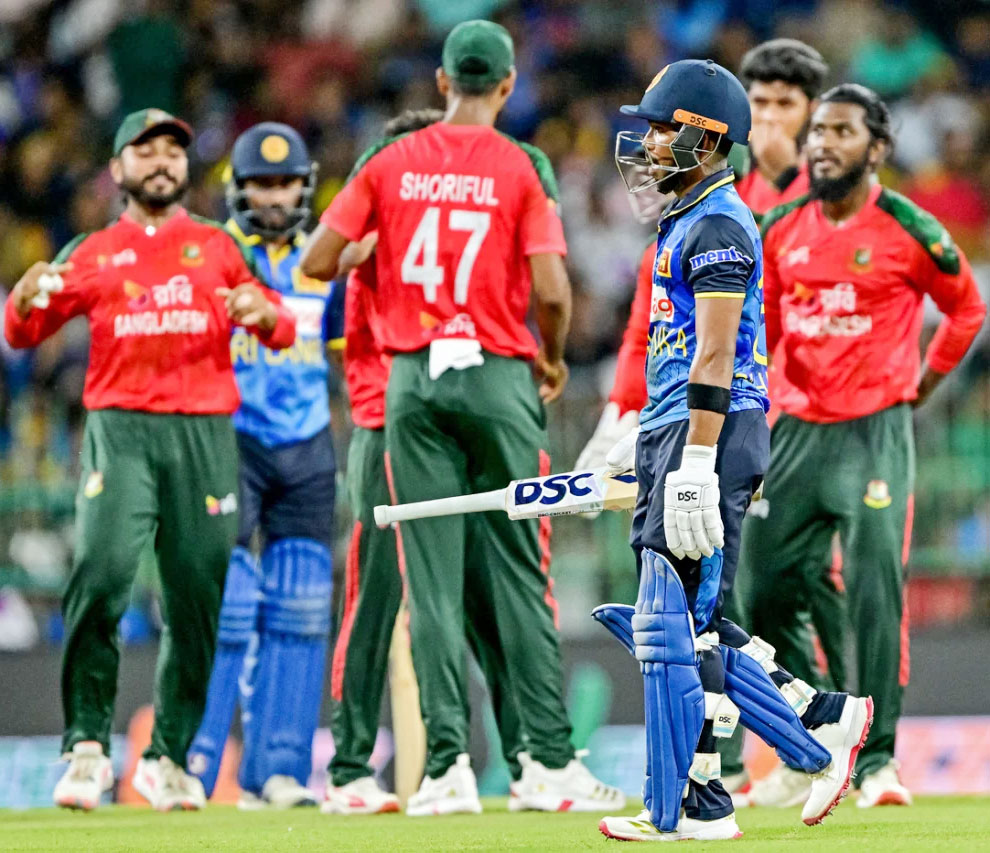   শ্রীলঙ্কাকে উড়িয়ে বাংলাদেশের সিরিজ জয়