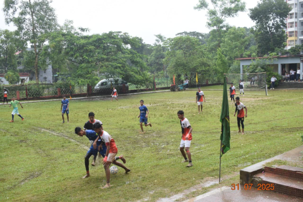 বর্ডার গার্ড পাবলিক স্কুল, কুমিল্লায় আন্তঃহাউস ফুটবল প্রতিযোগিতার ফাইনাল ও পুরস্কার বিতরণ