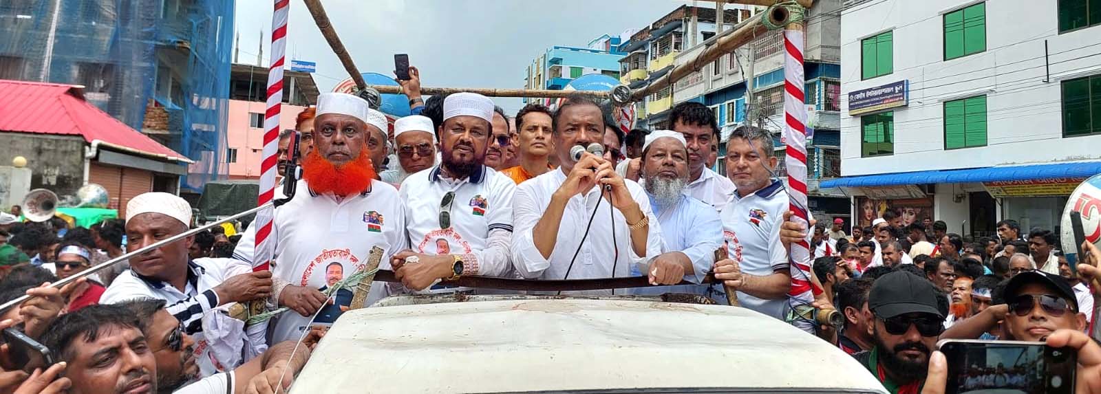 জুলাই-আগস্ট গণঅভ্যুত্থানের বছর পূর্তিতে লাকসামে বিএনপির বিজয় র‍্যালী