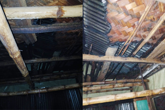 চান্দিনার জোয়াগে বসতবাড়িতে অগ্নিকাণ্ড