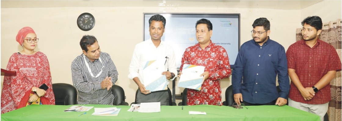   কুবির সাংবাদিকতা বিভাগ ও কুমিল্লার কাগজের  মাঝে সমঝোতা স্মারক স্বাক্ষর  